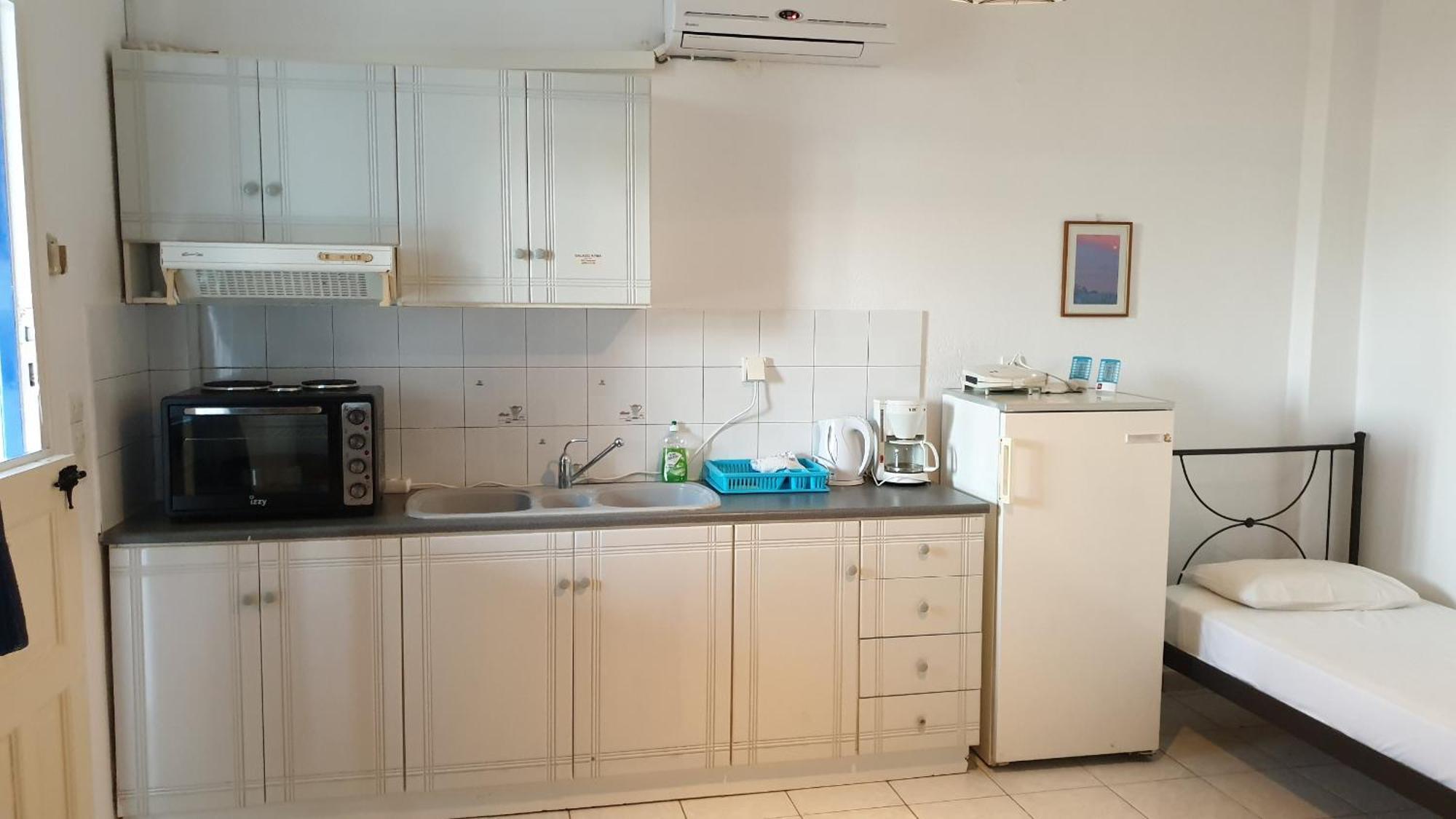 Galazio Kyma Apartamento Agios Loannis Quarto foto